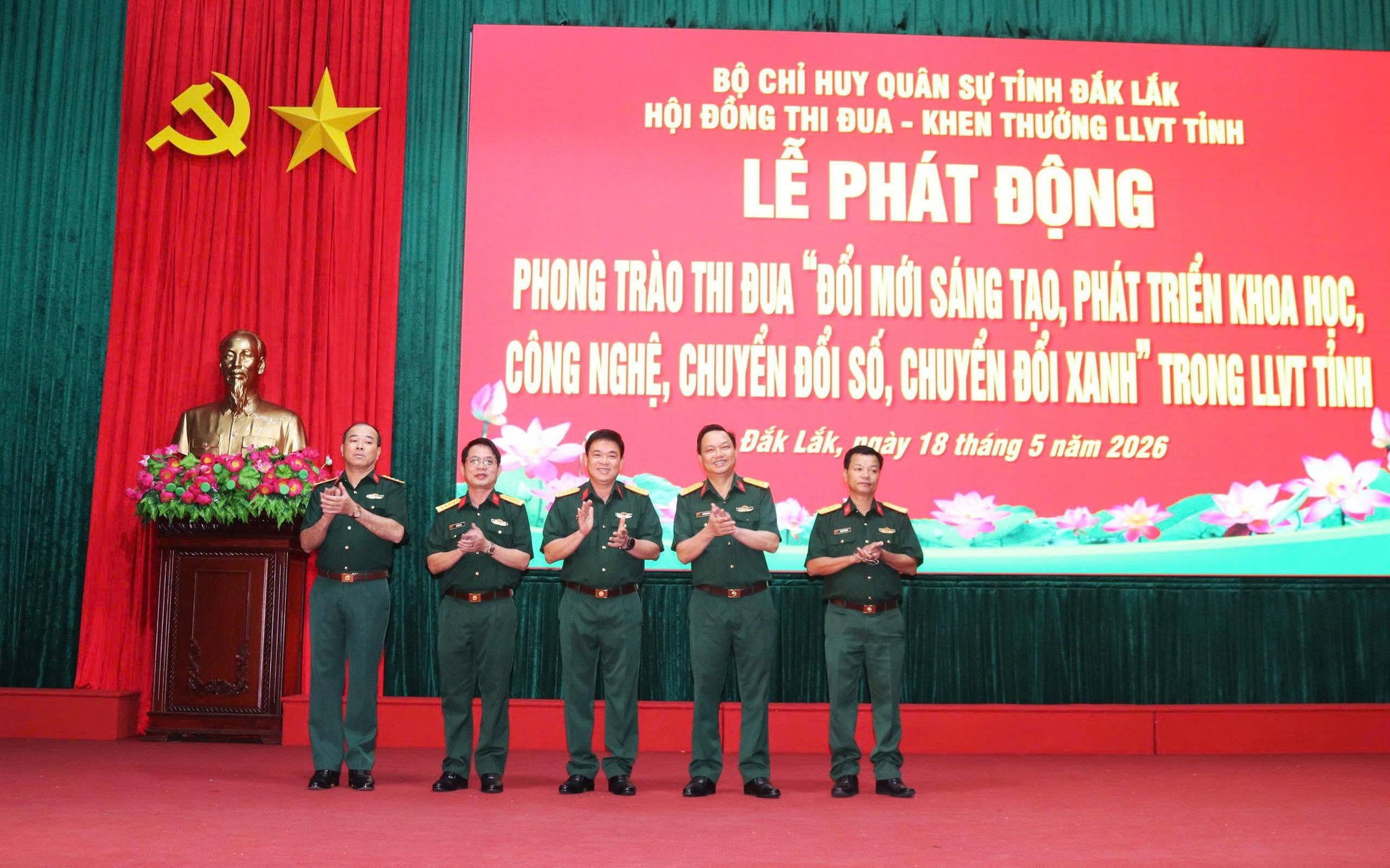 BỘ CHQS TỈNH ĐẮK LẮK PHÁT ĐỘNG PHONG TRÀO THI ĐUA ĐỔI MỚI SÁNG TẠO, PHÁT TRIỂN KHOA HỌC, CÔNG NGHỆ, CHUYỂN ĐỔI SỐ, CHUYỂN ĐỔI XANH