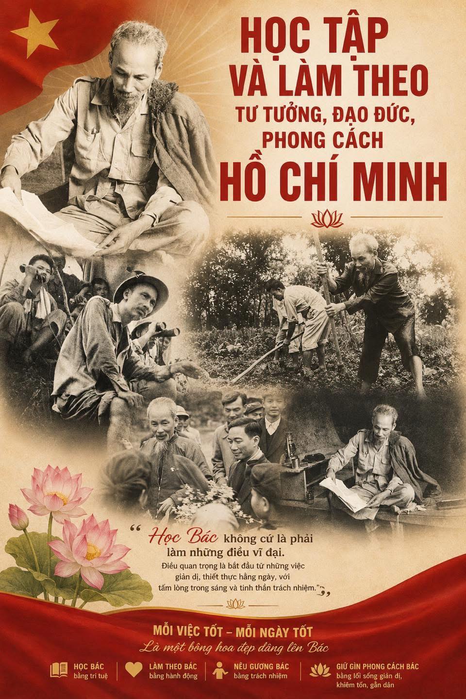 Học Bác không cứ là phải làm những điều vĩ đại