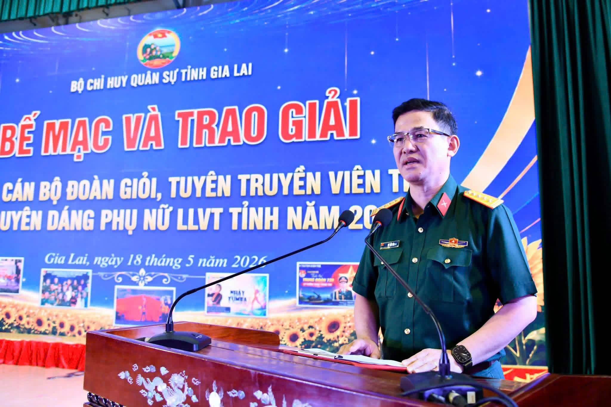 SÔI NỔI HỘI THI CÁN BỘ ĐOÀN VÀ PHỤ NỮ LLVT TỈNH GIA LAI NĂM 2026